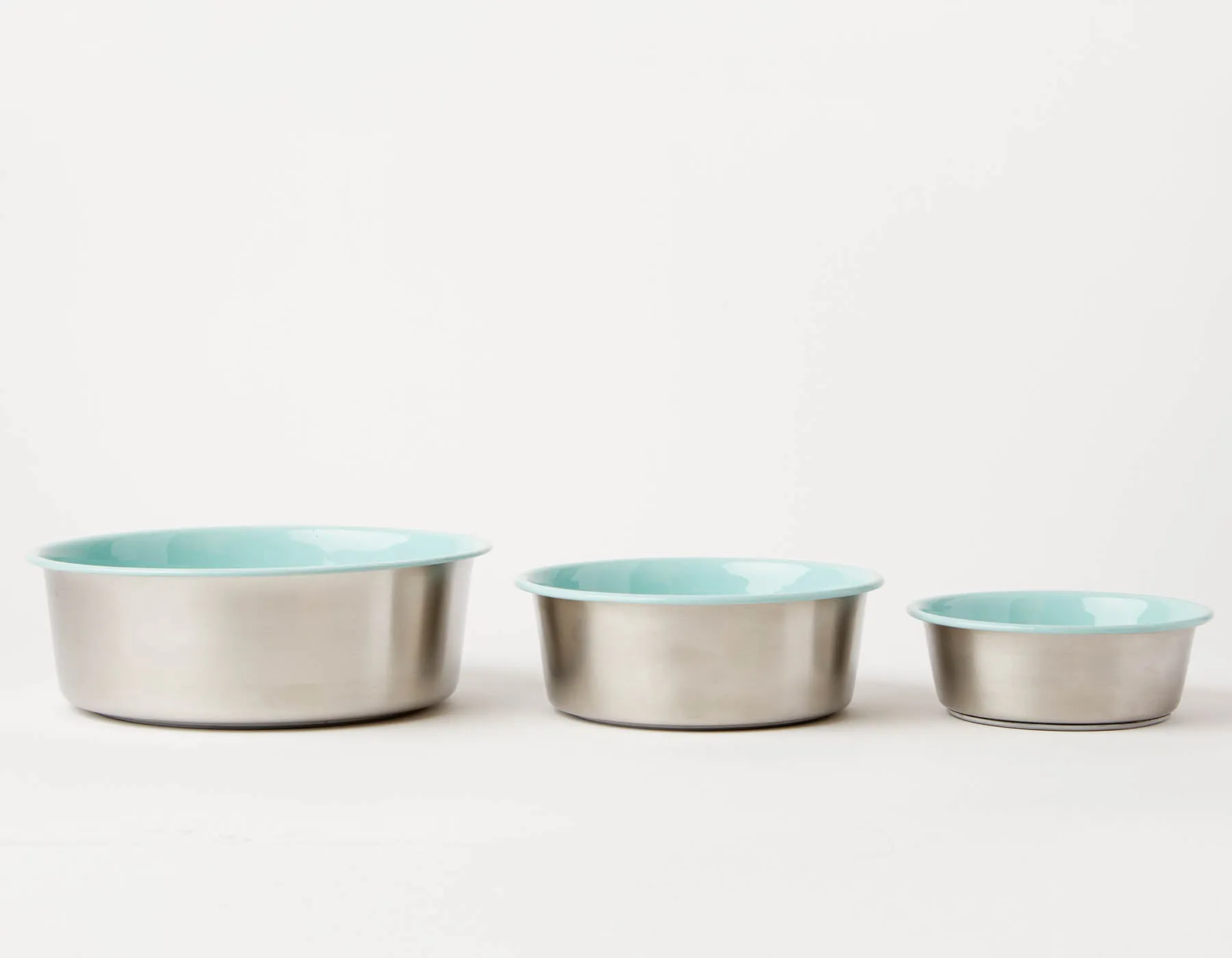 Slow Feeder Dog Bowl Teal - Anti Slip Stainless Steel