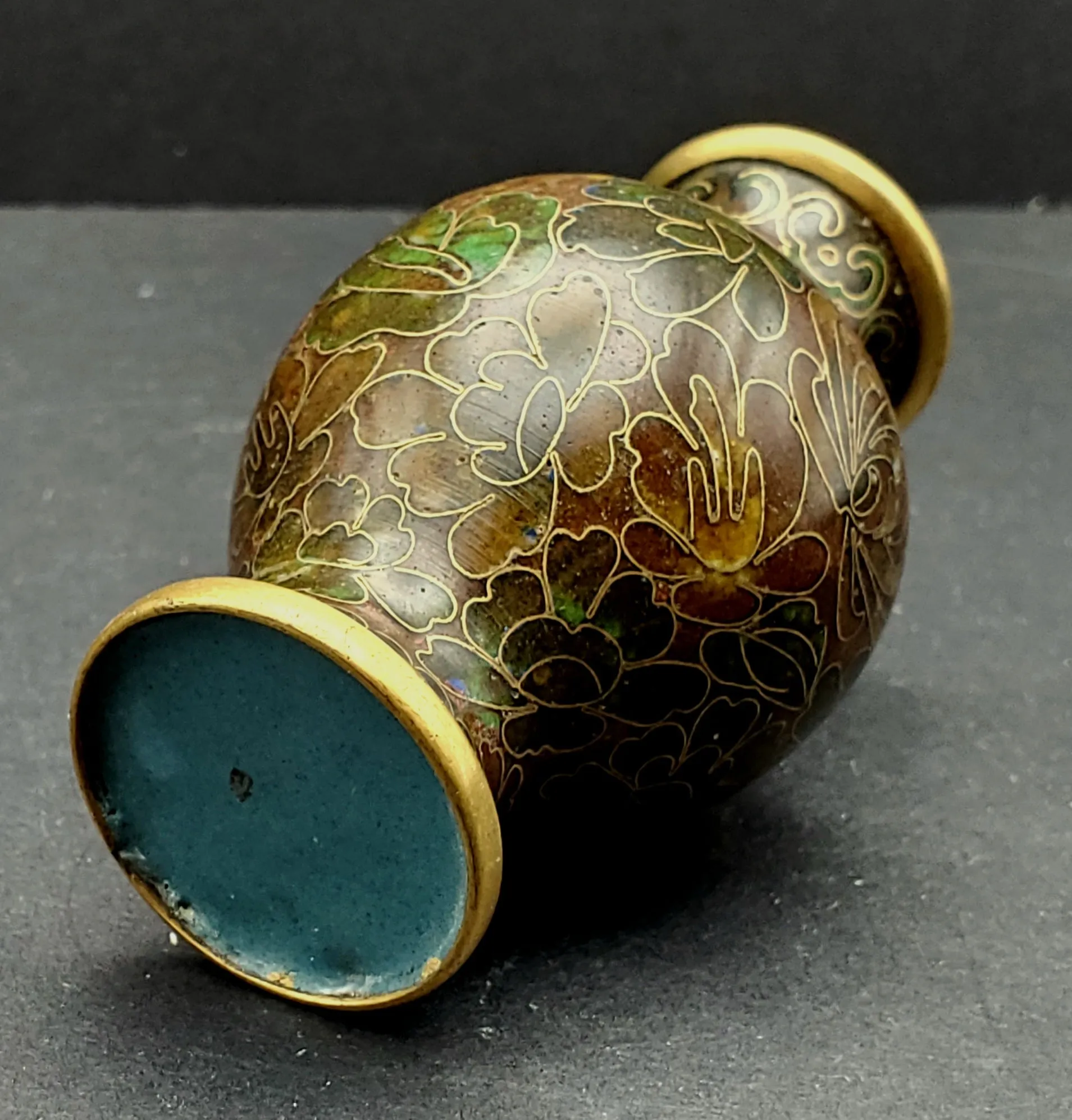 Small Vintage Cloisonne Vase