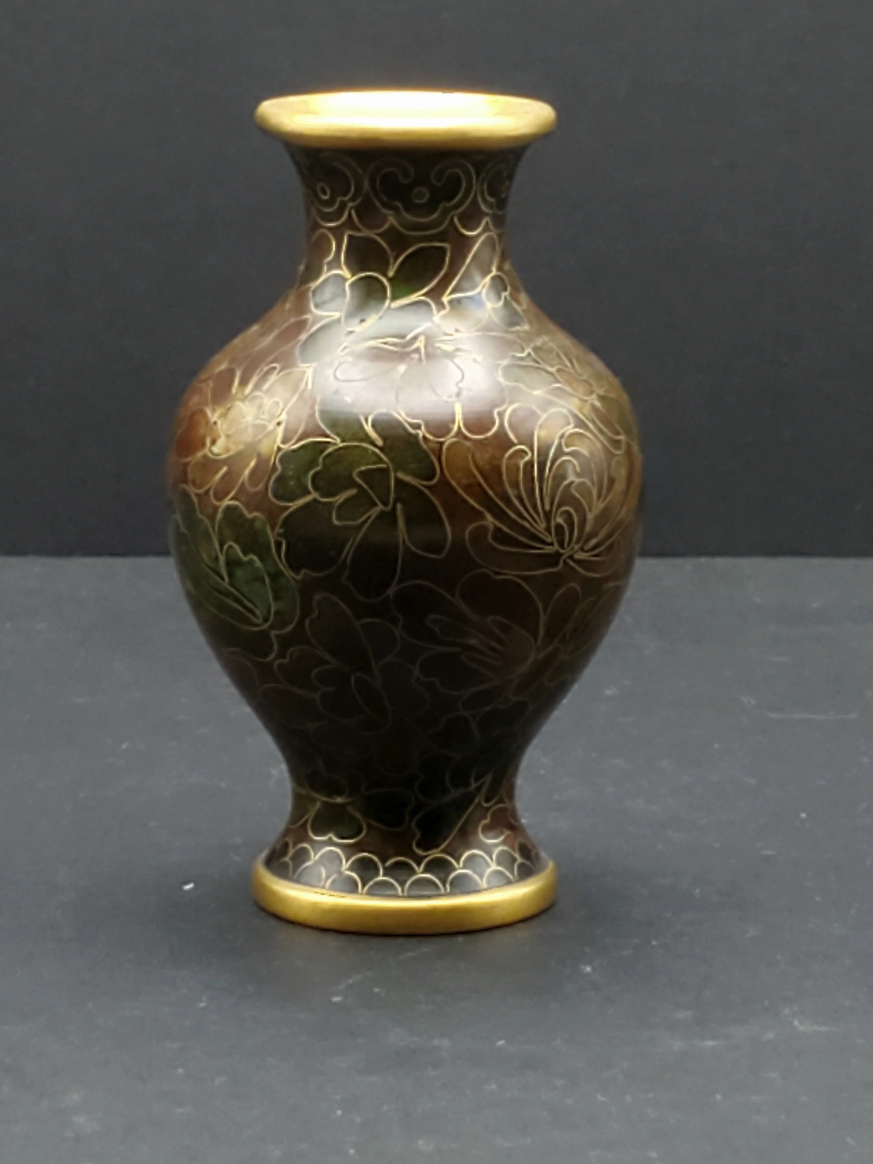 Small Vintage Cloisonne Vase