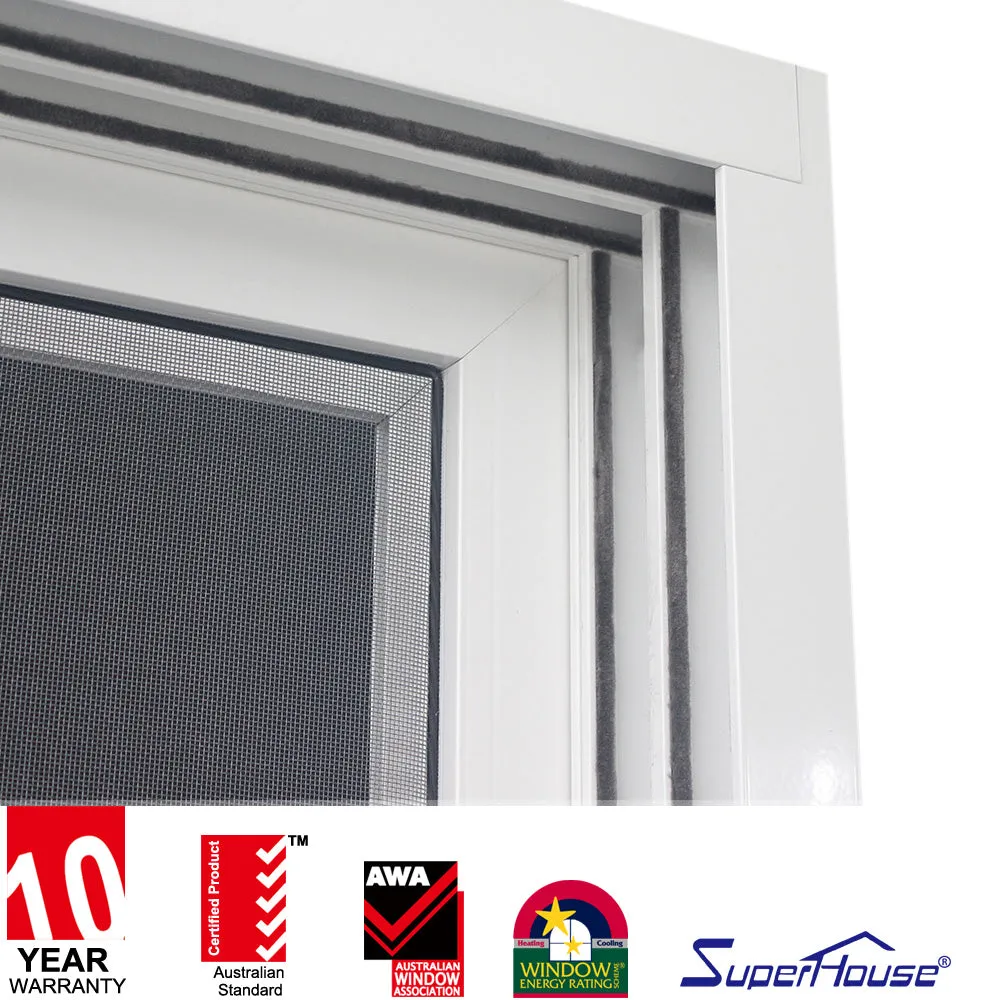 Suerhouse Gliding aluminum windows and doors equipment frameless frosted glass kitchen aluminium doors with low price