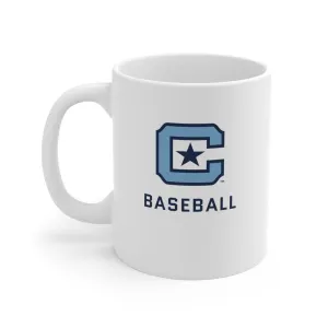 The Citadel Block C Logo, Sports Baseball, Ceramic Coffee Mug 11oz