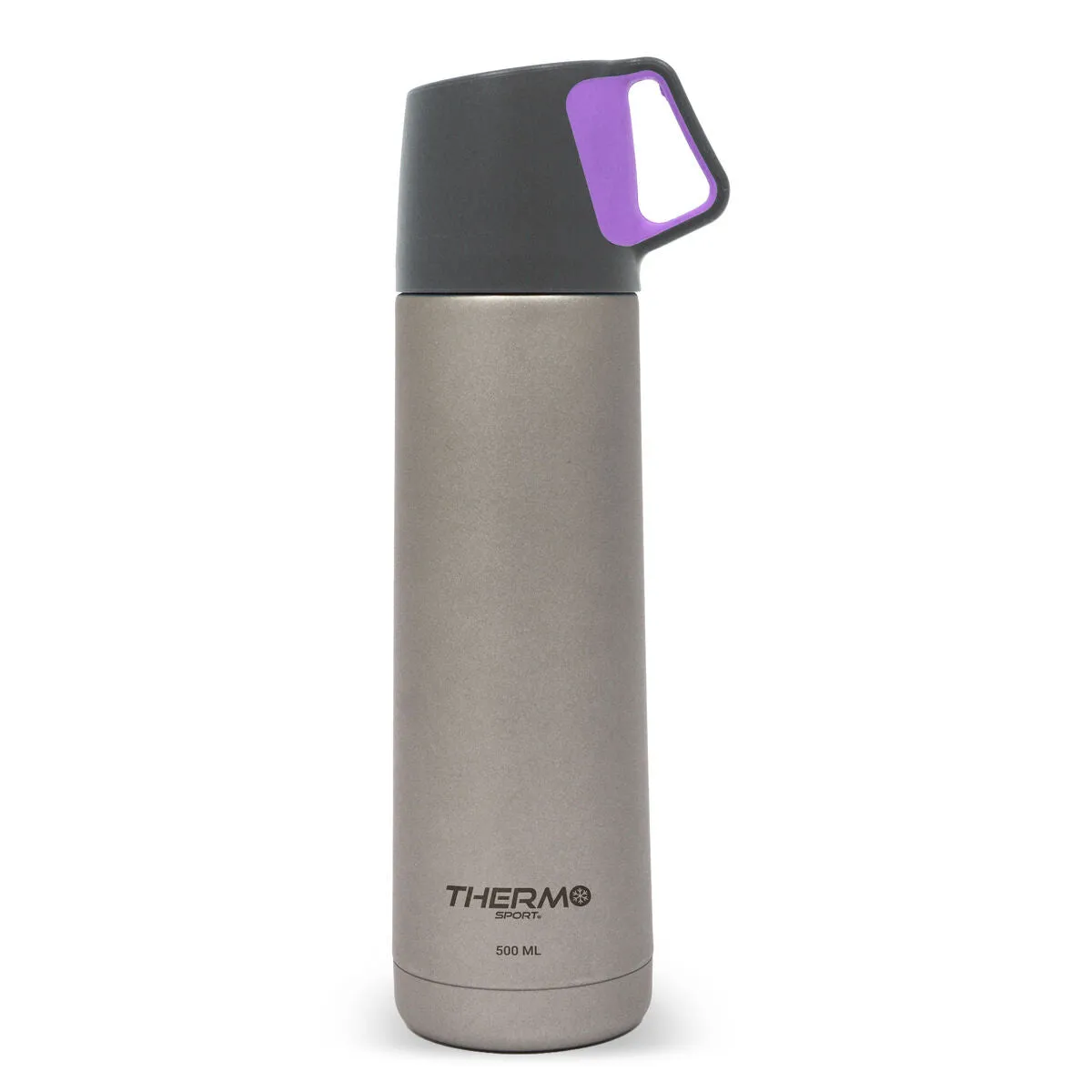 Travel thermos flask ThermoSport Stainless steel Cup 500 ml (8 Units)