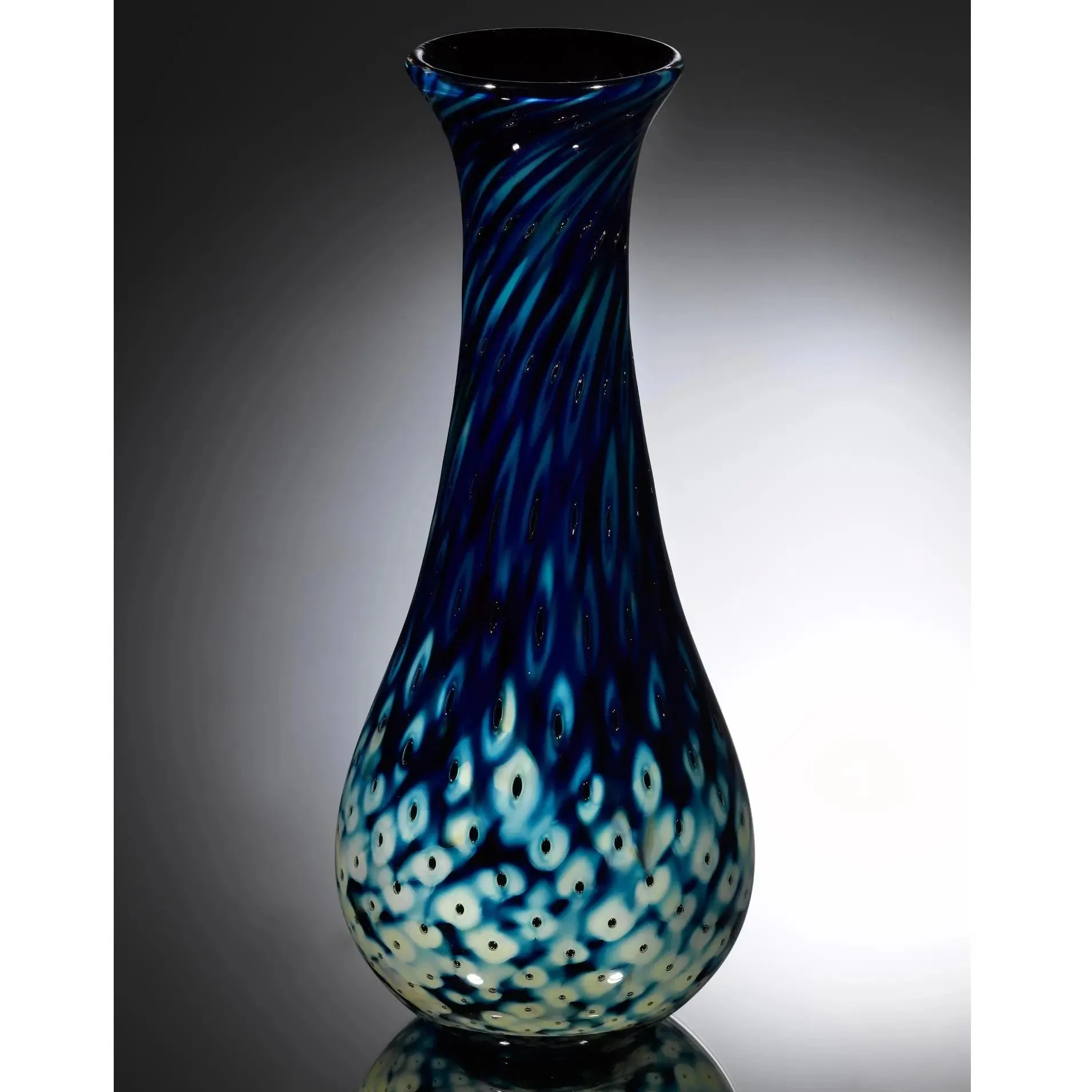 Treasure Teardrop Pineapple Vase by Jake Pfeifer of Hot Glass Alley