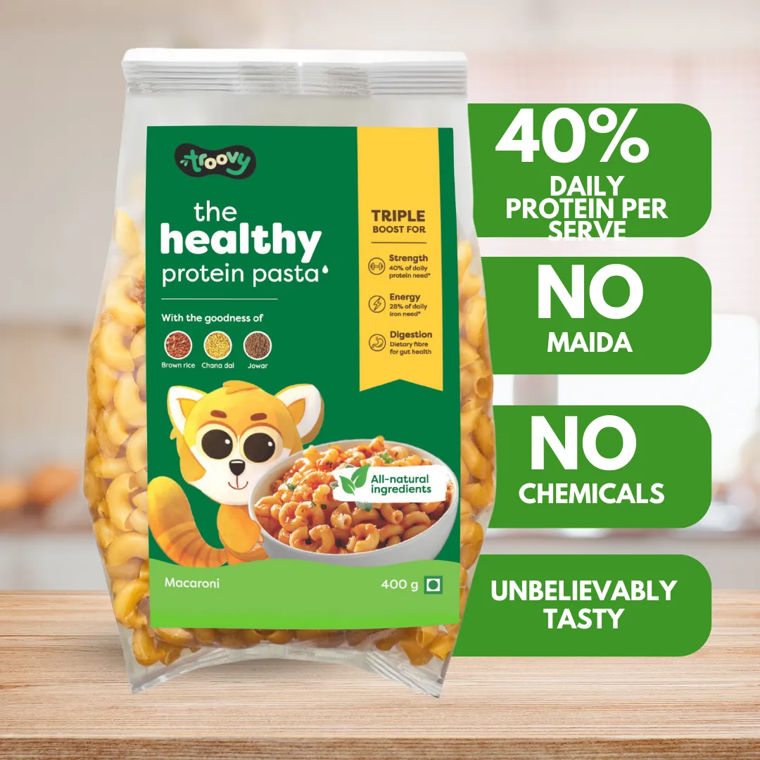 Troovy The Healthy Protein Macaroni Pasta (Pack of 2)