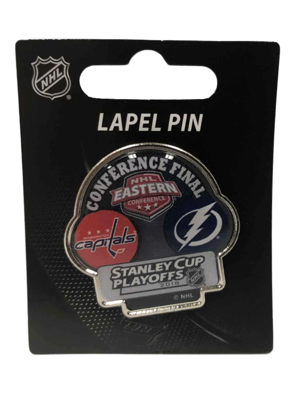 Washington Capitals Tampa Bay Lightning 2018 NHL Eastern Conference Final Pin