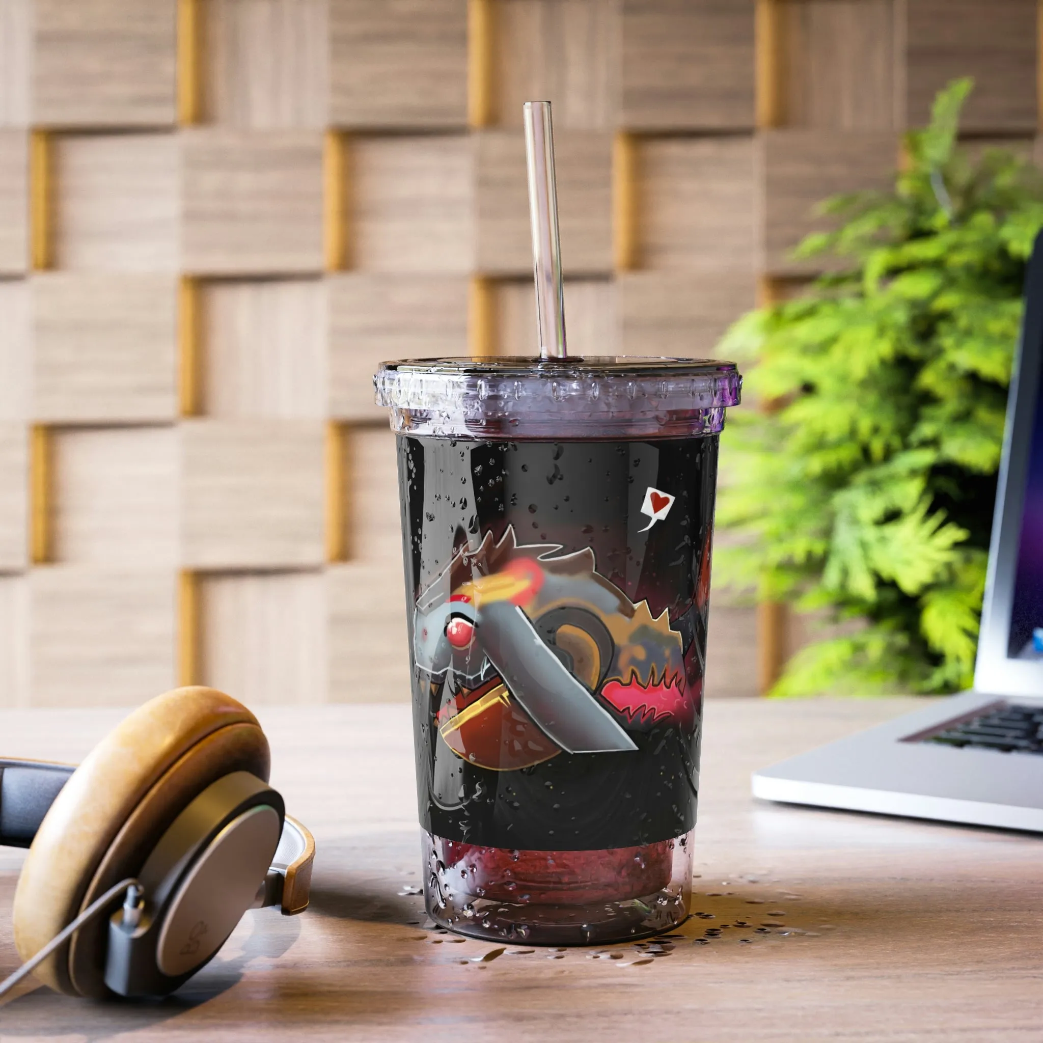 Whale Strider Suave Acrylic Cup